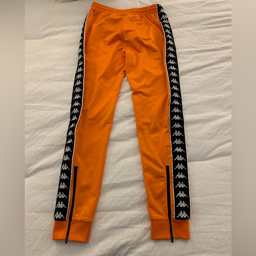 Kappa Jogger Track Pants Orange Size Medium